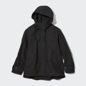 Uniqlo Cotton Blend Parka Black XXS